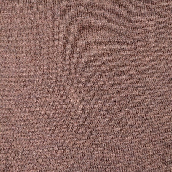 Carole Little Womens Pullover Knit Turtleneck Sweater Brown Large Italian Merino - Picture 7 of 14